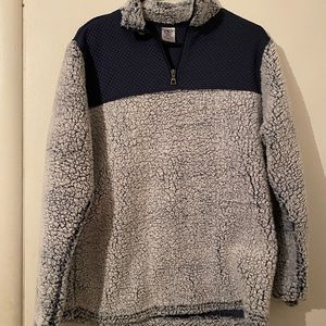 Navy blue Sherpa